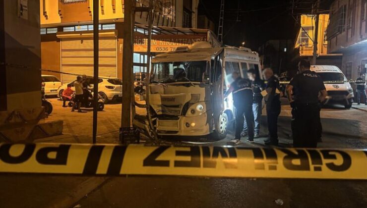 Adana’da dolmuşa silahlı saldırı; sürücü öldü
