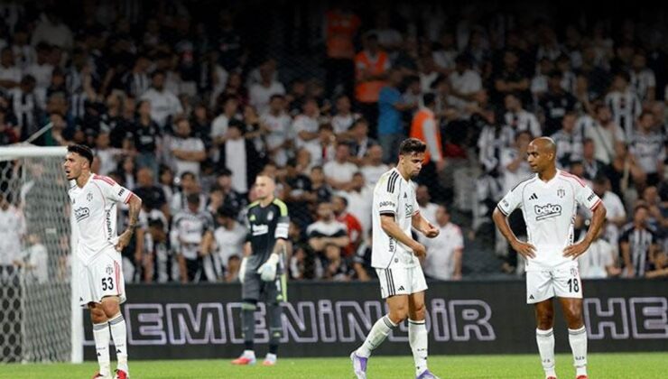 Beşiktaş’tan Avrupa’ya erken veda! Kartal sahasında mağlup