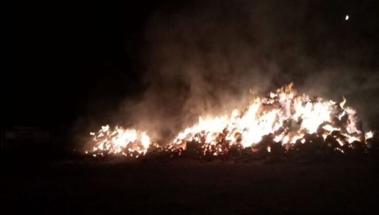 Erzurum’da örtü yangını: 3 kişi dumandan etkilendi