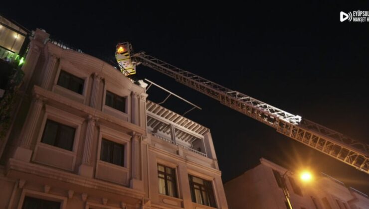 Fatih’te otel yangını