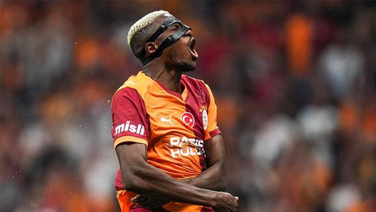 Galatasarayın yıldızı Victor Osimhen yine sahneye çıktı