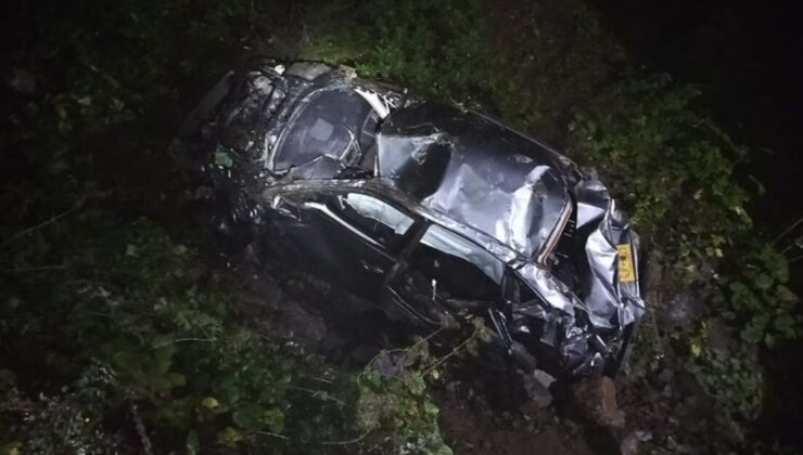 Giresun’da otomobil uçuruma yuvarlandı: 3 ölü, 1 yaralı