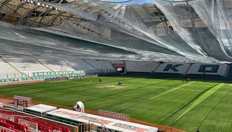 Konyaspor’da stadyum yenileme çalışmaları