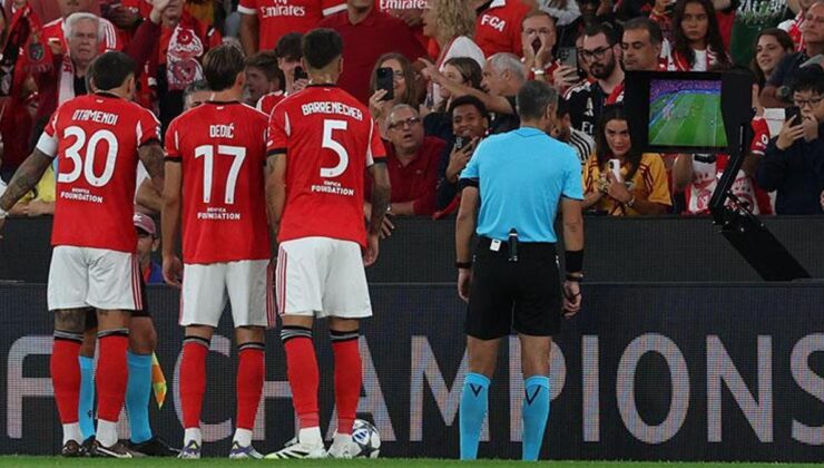 Maça damga vuran inceleme! Benfica attı, VAR’dan döndü