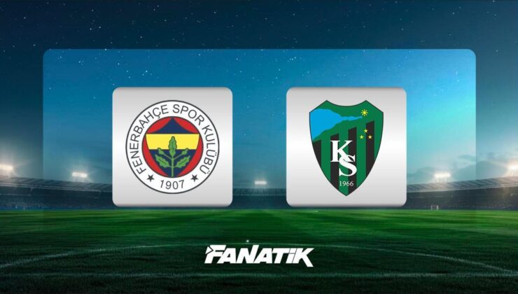 CANLI |Fenerbahçe-Kocaelispor maçı ne zaman, hangi kanalda, saat kaçta? (11’ler belli oldu)