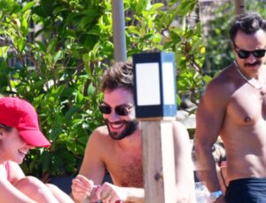 Ünlü oyuncuların Bodrum keyfi