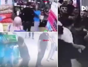 Yalova’da markette dehşet anları! Eski sevgilisini darbetti, kendisini engellemek isteyen müşteriyi bıçakladı