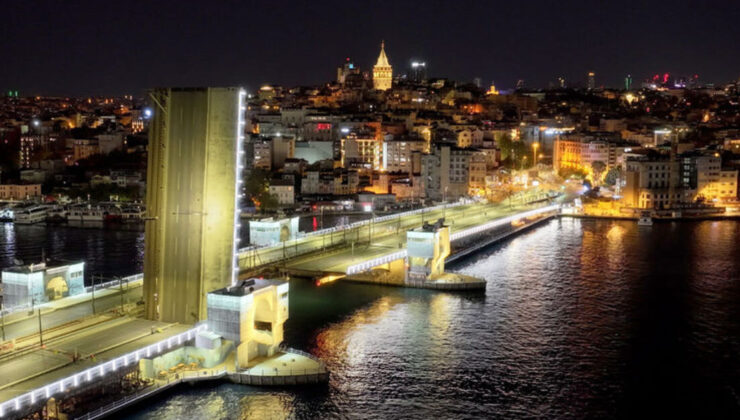 Yeni Galata Köprüsü’nde bakım onarım çalışması