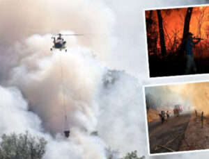 218 ev boşaltıldı! 582 kişi tahliye edildi! Muğla ve Antalya alev alev!