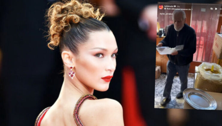 Bella Hadid, Kahramanmaraşlı balcıyı paylaştı