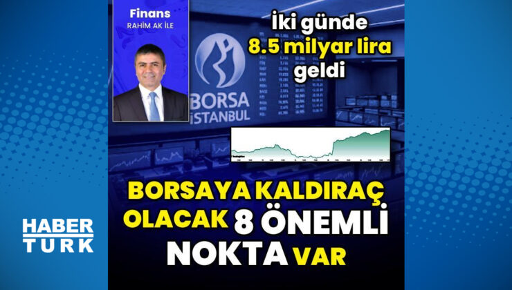 Borsanın 8 önemli desteği