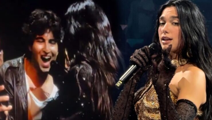 Dua Lipa konserinde Türk hayranı: Senin için Türkiye’den geldim