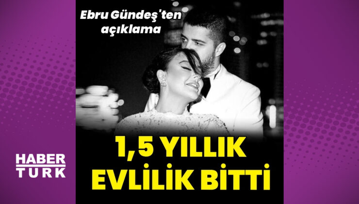 Ebru Gündeş ile Murat Özdemir ayrıldı