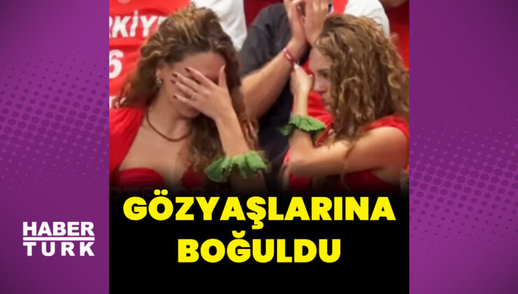 Ebru Şahin’in gözyaşları