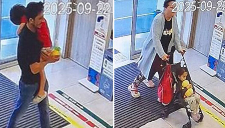 Elinde oyuncağı vardı… 2 kardeşin son görüntüsü!