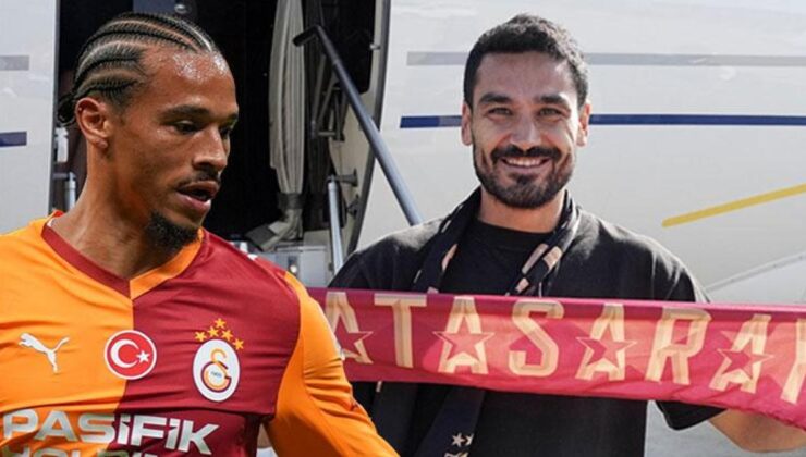 Galatasaray’ın yıldızı Leroy Sane’den İlkay Gündoğan’a hoş geldin mesajı