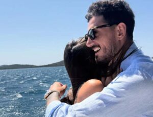Hazal Çağlar ile Samet Akaydın tatilde