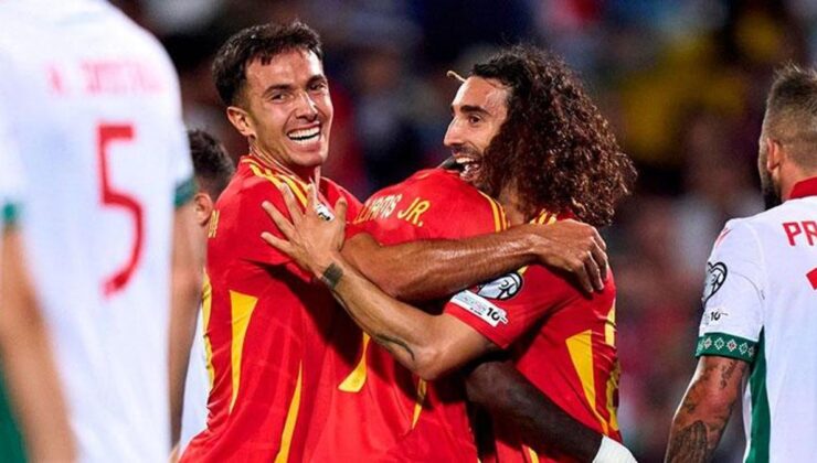 İspanya Bulgaristan deplasmanında 3 puanı 3 golle aldı I Maç sonucu 0-3