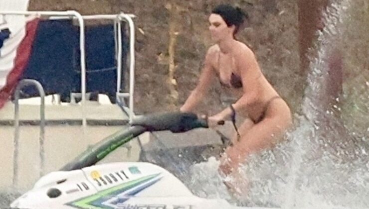 Kendal Jenner’dan jet ski şovu