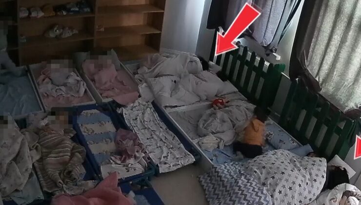 Kreşte çocuklara kötü muamele!
