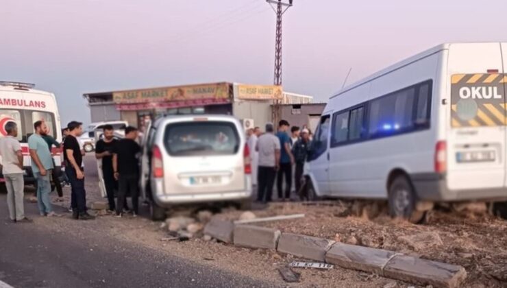 Mardin’de zincirleme kaza: 9 yaralı