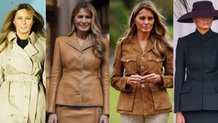 Melania Trump’ın İngiltere ziyaretinde giydiği kıyafetlerin gizli mesajları