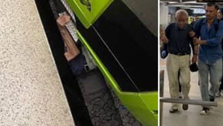 Öğrenciler şakalaşırken yaşlı adam raylara düştü