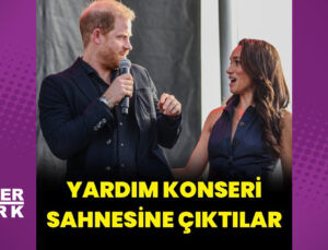 Prens Harry ve Meghan Markle, Kevin Costner’in malikanesinde yardım konserine katıldı