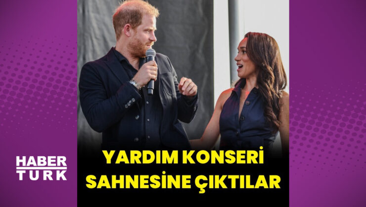 Prens Harry ve Meghan Markle, Kevin Costner’in malikanesinde yardım konserine katıldı