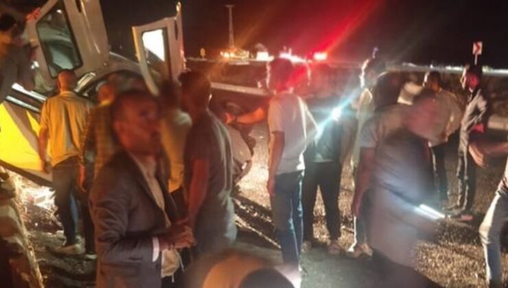 Şanlıurfa’da iki araç çarpıştı: 1 ölü, 5 yaralı