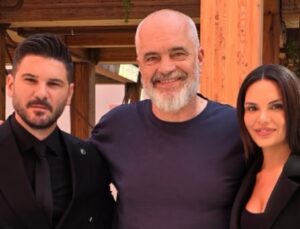 Tolgahan Sayışman ve Almeda Abazi, Arnavutluk Başbakanı ile bir araya geldi