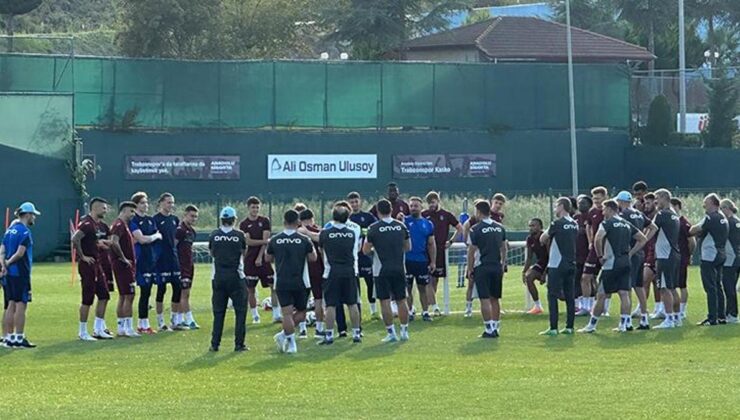 Trabzonspor’da Fenerbahçe maçı hazırlıkları devam etti