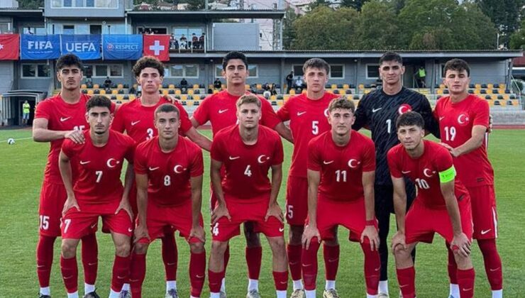 U-18 Milli Takım’ı İsviçre ile berabere kaldı