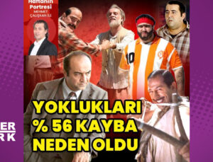 6 oyuncunun yokluğu, % 56 kayba neden oldu