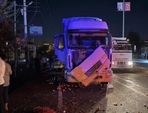 Batman’da 2 TIR çarpıştı: 1 ölü, 1 yaralı