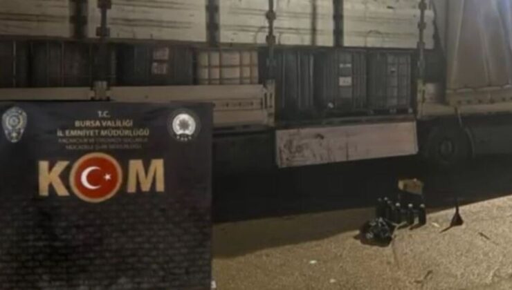 Bursa’da 26 bin litre kaçak akaryakıt ele geçirildi: 2 gözaltı