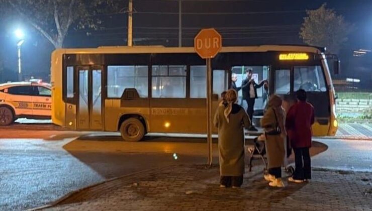 Bursa’da özel halk otobüsü yayaya çarptı