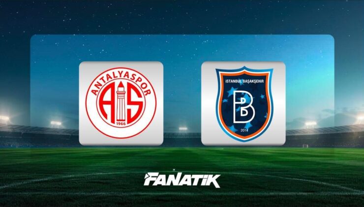 CANLI | Antalyaspor – Başakşehir maçı (Süper Lig 10. hafta maçı)