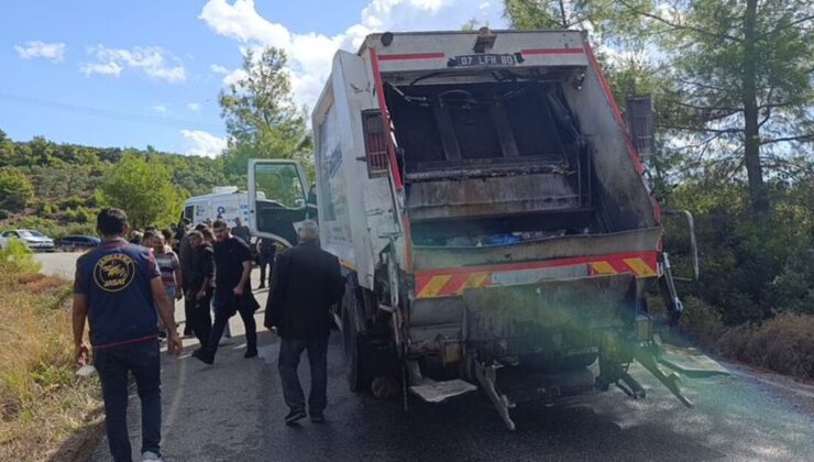 Çöp kamyonunda arkadaşının boğazını kesti!