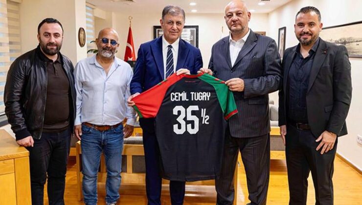 Karşıyaka’dan Cemil Tugay’a ziyaret