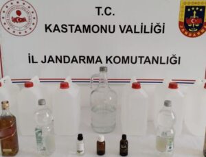 Kastamonu’da sahte içki operasyonu: 4 gözaltı
