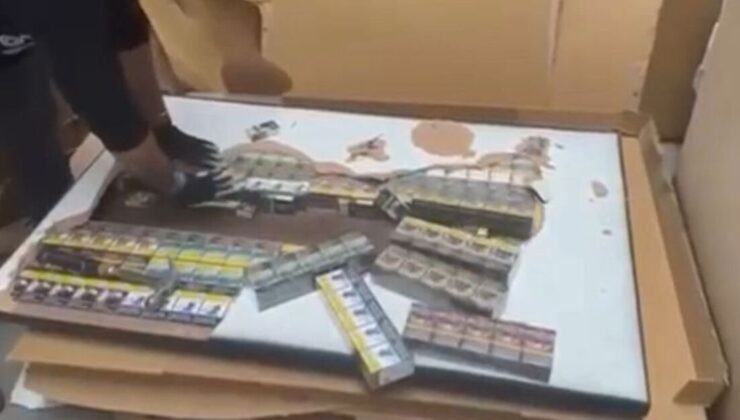 Kayseri’de 4 bin 210 paket gümrük kaçağı sigara ele geçirildi