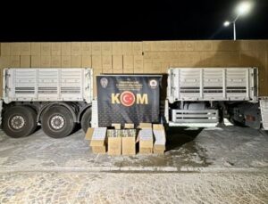 TIR’ın dorsesinden 9 milyon 800 bin makaron çıktı