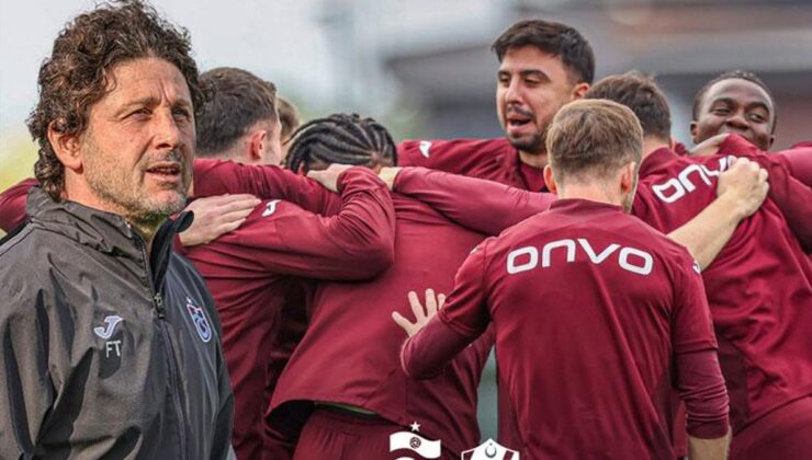 Trabzonspor’da 1 formaya 3 aday: Fatih Tekke Eyüpspor maçı için 10 ismi belirledi