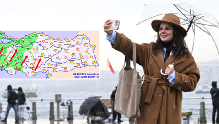 Üç büyük kentte yağış var… 5 bölgede sağanak!