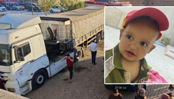 Babası TIR’ın direksiyonundaydı… Kahreden manevra!