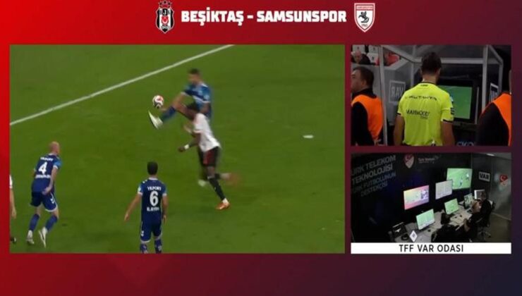 Beşiktaş’tan VAR kayıtları sonrası açıklama: Tüm Türkiye izledi