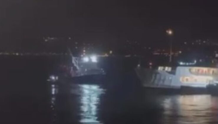 Beykoz’da vapur balıkçı ağlarına takıldı