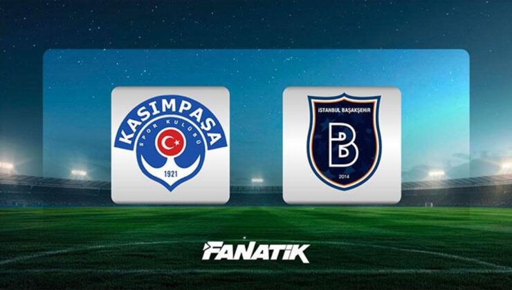 CANLI | Kasımpaşa – Başakşehir maçı (Süper Lig 14. hafta)