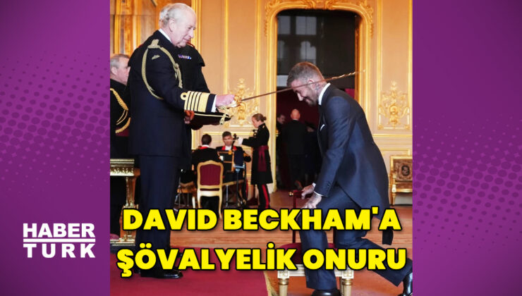 David Beckham’a şövalyelik onuru